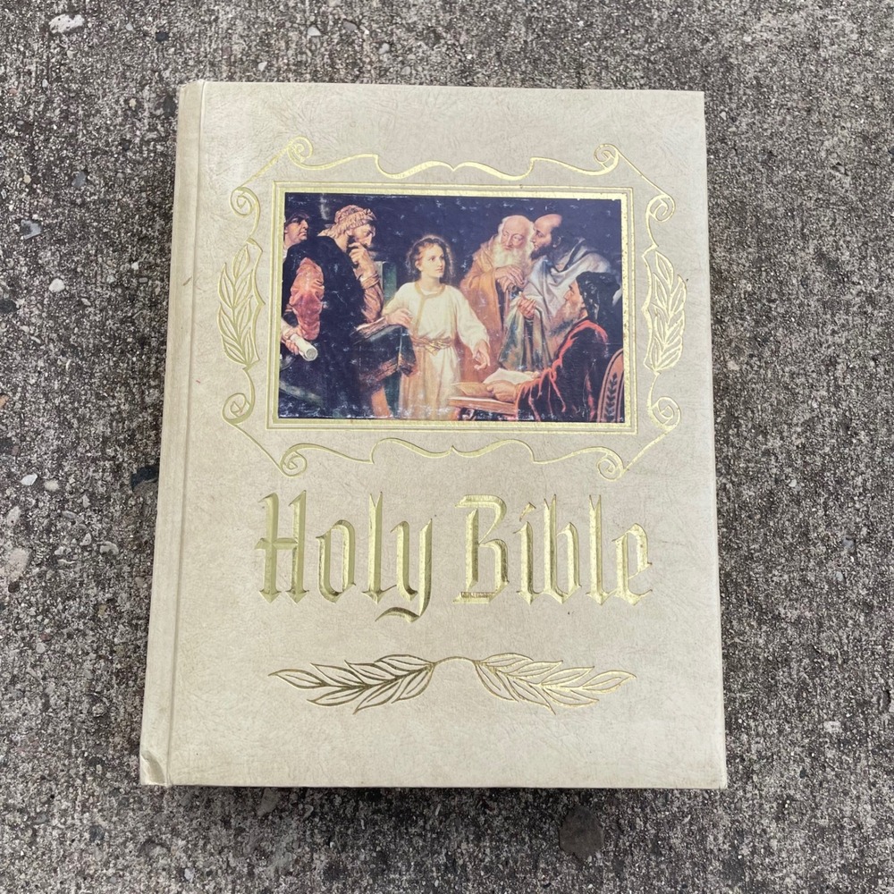 Vintage 1964 Holy Bible Heirloom King James Version Red Letter Edition‎